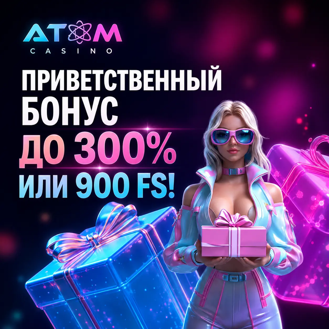 атом казино